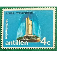 Антильские острова 1972. Водонапорная башня в городе Сан-Николас