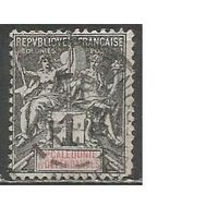Новая Каледония. Аллегория. Мир и Торговля. 1892г. Mi#38.