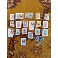 23 марки разных стран гербы (пак 1-л1)