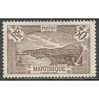 Мартиника. Фор-де-Франс. Столица. 1922г. Mi#90.