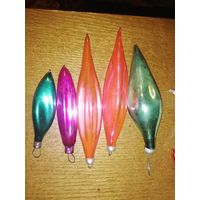 Елочная игрушка сосулька ссср