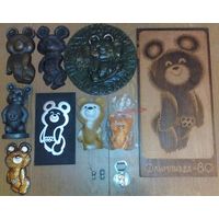 Коллекция Олимпийский Мишка (официальный талисман маскот ХХII Олимпийские Игры, Москва-80, mascot). (возможен обмен)