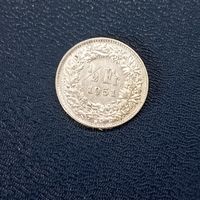 Швейцария пол франка 1951 год