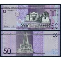 Доминикана 50 песо 2021 год, UNC