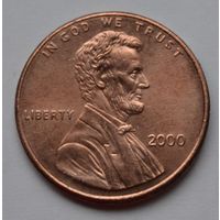 США, 1 цент  2000 г.