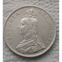 Великобритания 4 шиллинга 1889 с блеском