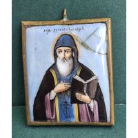 Иконка финифть, Никандр Пустынножитель.
