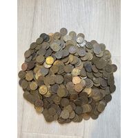 3 копейки 1961-91. Лот 2,73 кг (около 900 штук)