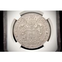 2/3 талера 1758 г. Вольный город Гамбург (Германия). NGC AU55