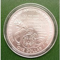 США 1 доллар 1995 W. Специальные ОИ. BUnc. Нечастая. Тир. 89301