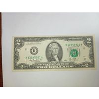 США 2 доллара 2013 года штат Даллас .