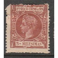 Пуэрто-Рико 3с /красная/ 1898г