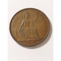 Великобритания 1 пенни 1938