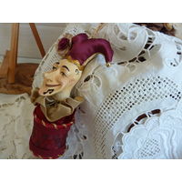 Редкая ёлочная игрушка Голова Шута-Скомороха "Katherine's Collection