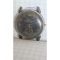 С 1 рубля ! Часы мужские наручные Швейцария 1940 годы для армии чёрный цыферблат