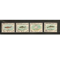 Ирак-1969(Мих.548-551) , **  , Морская  Фауна , Рыбы(полная серия)