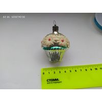 Елочная игрушка ссср корзинка с цветами