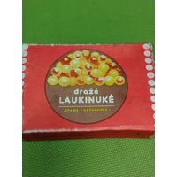 Коробка из-под конфет "Драже "Лаукинуке". Литовская ССР.