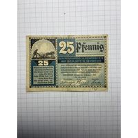 Нотгельд 25 пфеннигов Германия -3012