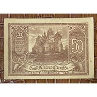 Нотгельд Австрия Ниедостерейх 50 геллеров 1920 год.