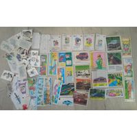 Фантики вкладыши переводки разные