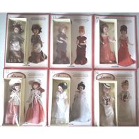 Куклы ДАМЫ ЭПОХИ, с журналами (6 шт.).