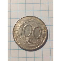 100 лир Италия 1994 год