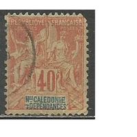 Новая Каледония. Аллегория. Мир и Торговля. 1892г. Mi#47.