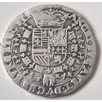 1/4 патагона 1/4 PATAGON Albert & Isabella (1598-1621) VF Альберт и Елизавета Без года.