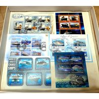 Марки. Блоки. Титаник. Круизный флот. Подлодки.