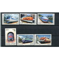 Конго (Браззавиль) - 1999 - Локомотивы - [Mi. 1684-1689] - полная серия - 6 марок. MNH.  (Лот 48Jw)-T9P1