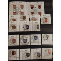 Супер лот Марки Германии 90-х годов со спецгашениями, есть полные серии