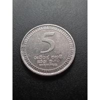 Шри-Ланка 5 рупий 2017 г.