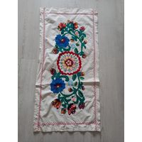 Вышивка салфетка старинная