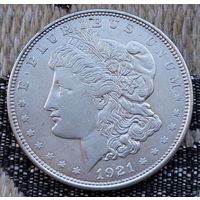 США 1 доллар 1921 года, D. Серебро! Сторгуй за свою цену, предложи обмен! Y140