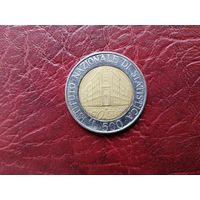 500 лир Италия 1996 г. Юбилейная.