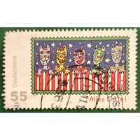 Германия 2008. Коты у забора рисунок