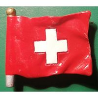 Магнитик на холодильник. Флаг Швейцарии