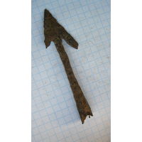 Древний наконечник стрелы (остроги, судлицы, дротика).Железо.