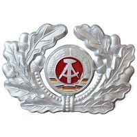 Кокарда силовых структур ГДР.  Алюминий.