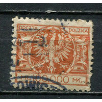 Польша - 1924 - Герб 100.000М - [Mi.195] - 1 марка. Гашеная.  (Лот 16JM)-TG2P22