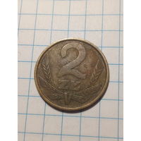 2 злотых Польша 1979 год