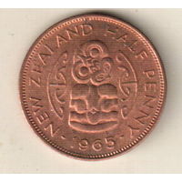 Новая Зеландия 1/2 пенни 1965