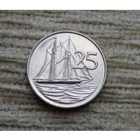 Werty71 Каймановы острова 25 центов 2008 Корабль