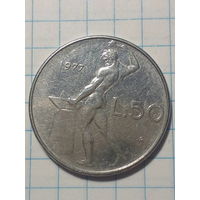 50 лир Италия 1977 год