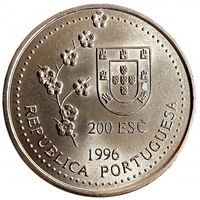 Португалия 200 эскудо, 1996 Путешествие на Тайвань в 1582 году UNC