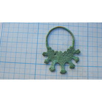 Привеска древняя. Бронза, литье.