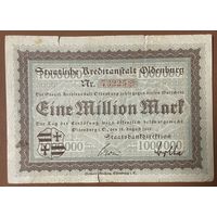 Банкнота 1 миллион марка 1923 год. Ольденбург. Веймарская республика