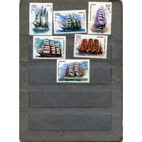 СССР, 1981, Учебный парусный флот** серия   6м  чистые