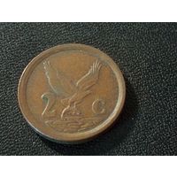 ЮАР 2 цента 1992 г.